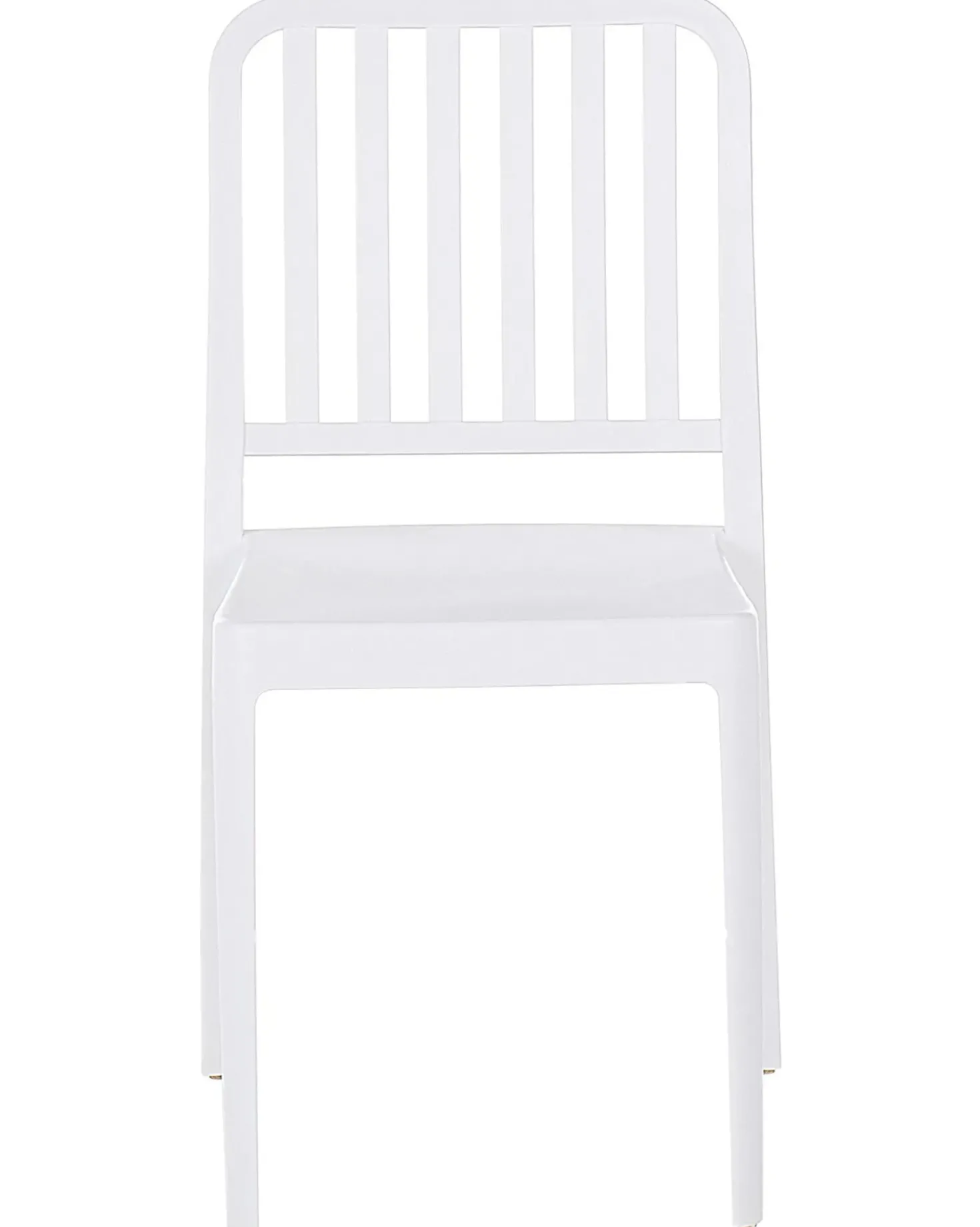 Set di 2 sedie da giardino SERSALE Materiale sintetico Bianco