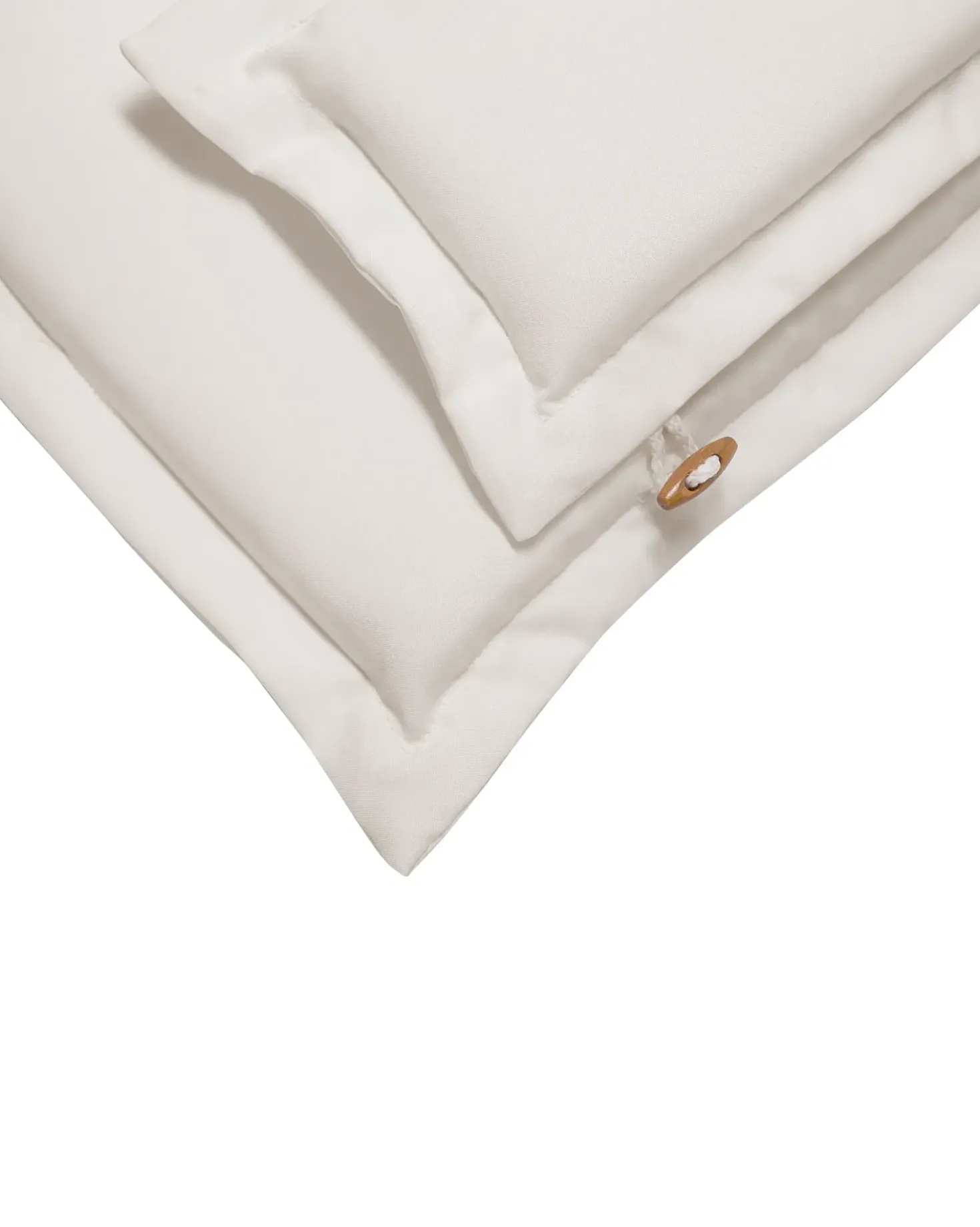 Set di 6 sedie da giardino con cuscini AMANTEA Legno d'acacia Bianco sporco