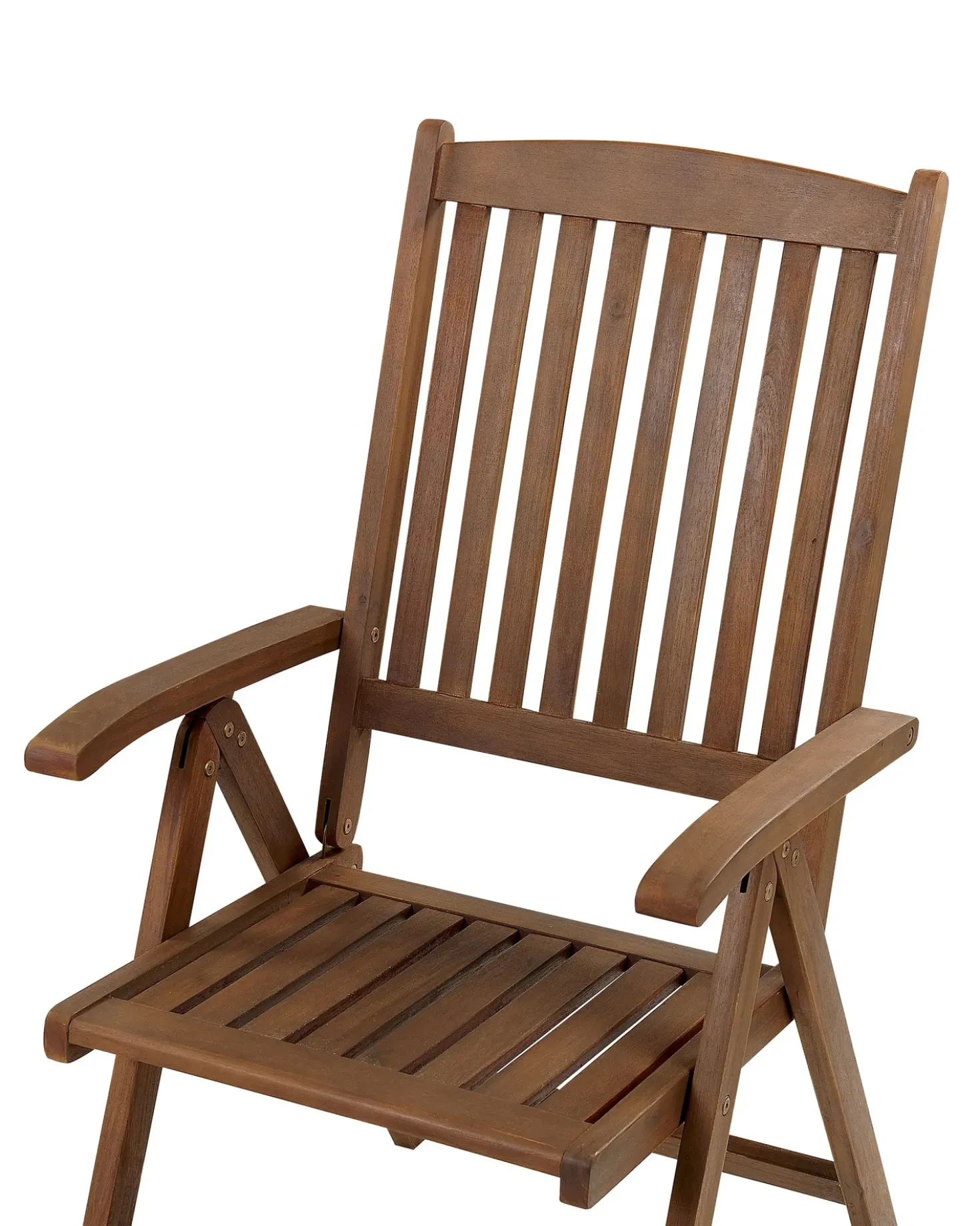 Set di 6 sedie da giardino con cuscini AMANTEA Legno d'acacia Bianco sporco