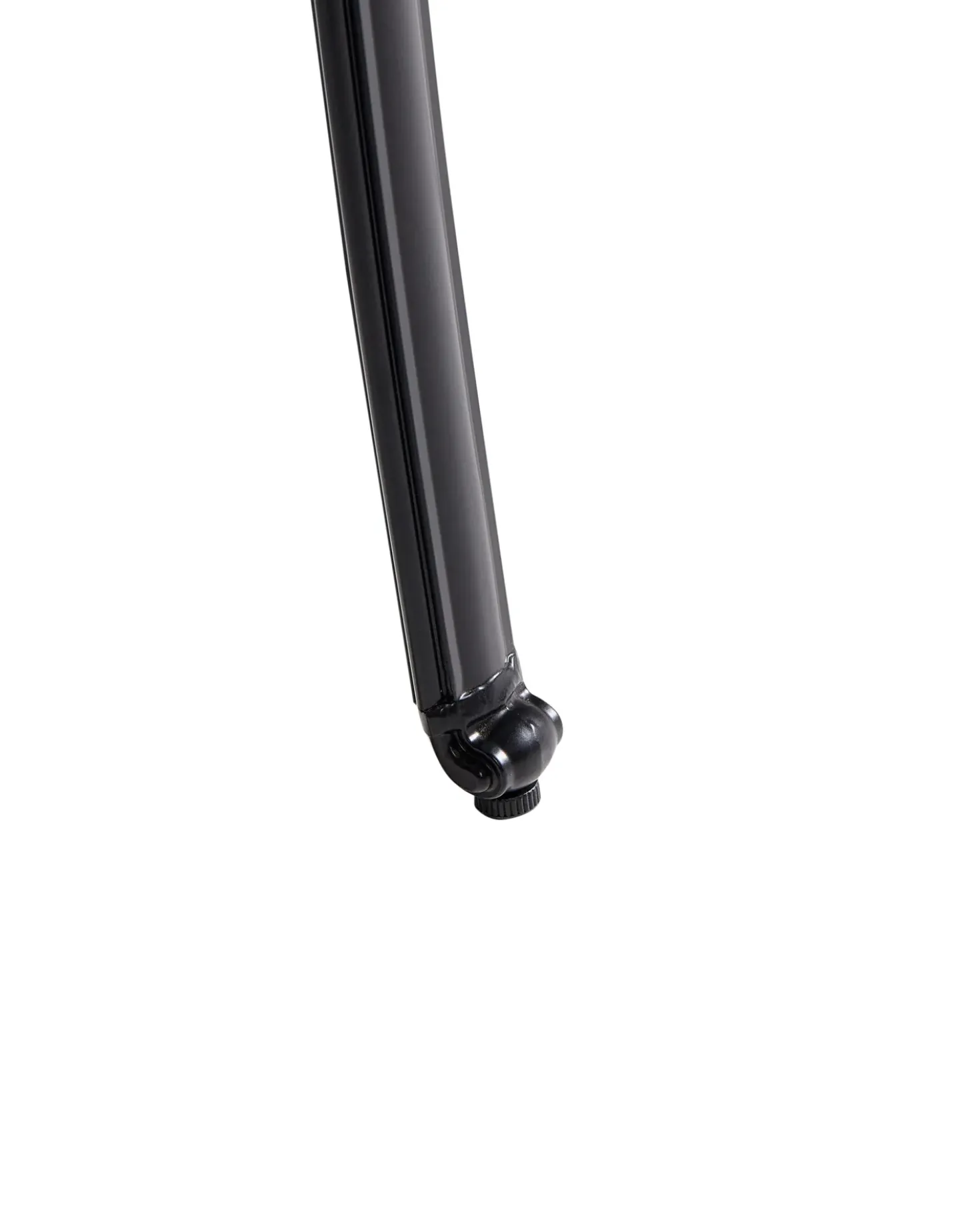 Set di 4 sedie da giardino con cuscini ANCONA Metallo Nero