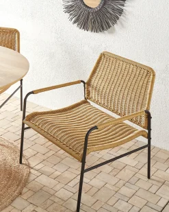 Set di 2 sedie da giardino PRASIMO Rattan sintetico (PE) Naturale