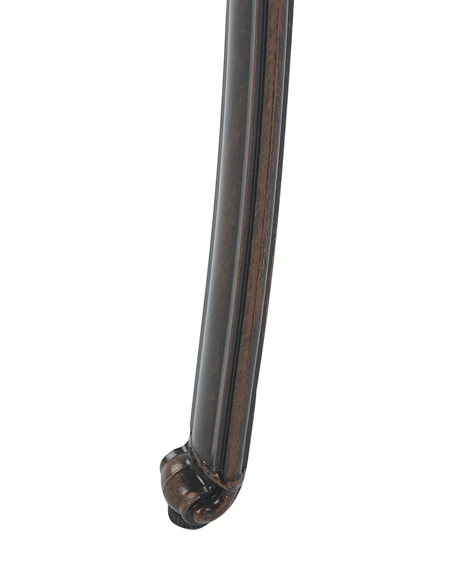 Set di 4 sedie da giardino con cuscini SALENTO Metallo Marrone scuro