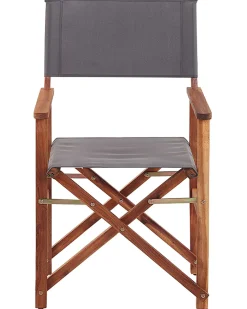 Set di 2 sedie da giardino CINE Legno d'acacia Grigio