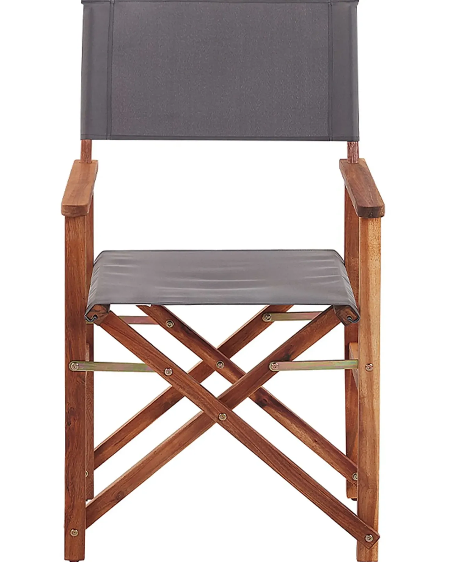 Set di 2 sedie da giardino CINE Legno d'acacia Grigio