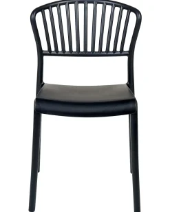 Set di 4 sedie da giardino GELA Nero