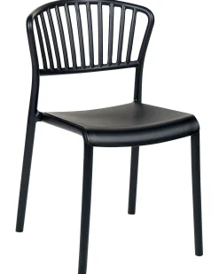 Set di 4 sedie da giardino GELA Nero