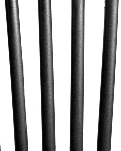 Set di 4 sedie da giardino GELA Nero