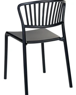 Set di 4 sedie da giardino GELA Nero