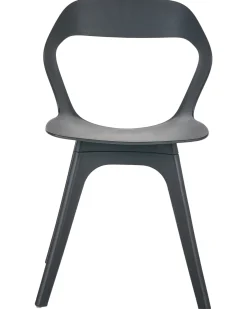 Set di 4 sedie da giardino LACHANIA Nero