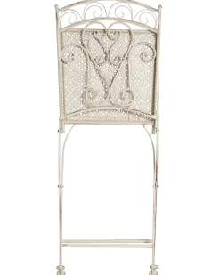 Set di 2 sedie da giardino JUINA Pieghevole Metallo Beige chiaro