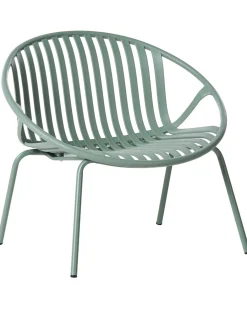 Set di 2 sedie da giardino CASPERIA con poggiapiedi Verde