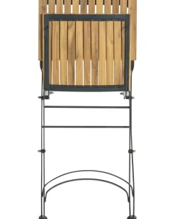 Set di 2 sedie da giardino LASCARI Senza braccia Legno d'acacia Marrone chiaro