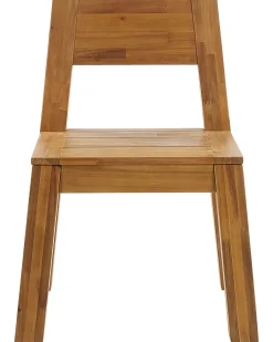 Set di 4 sedie da giardino LIVORNO Legno d'acacia Marrone