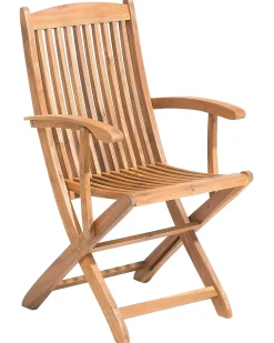 Set di 2 sedie da giardino MAUI Legno d'acacia Marrone chiaro