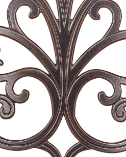 Set di 2 sedie da giardino TRIORA Metallo Marrone