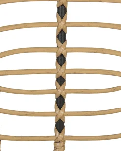 Set di 6 sedie da giardino con cuscini PRATELLO Rattan sintetico (PE) Naturale