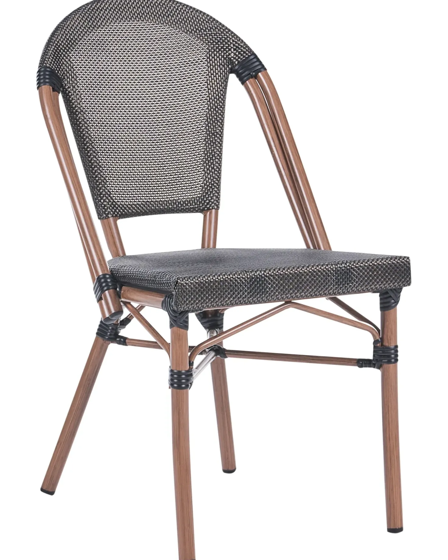 Set di 4 sedie da giardino RIFREDDO Rattan sintetico (PE) Grigio