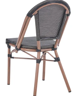 Set di 4 sedie da giardino RIFREDDO Rattan sintetico (PE) Grigio