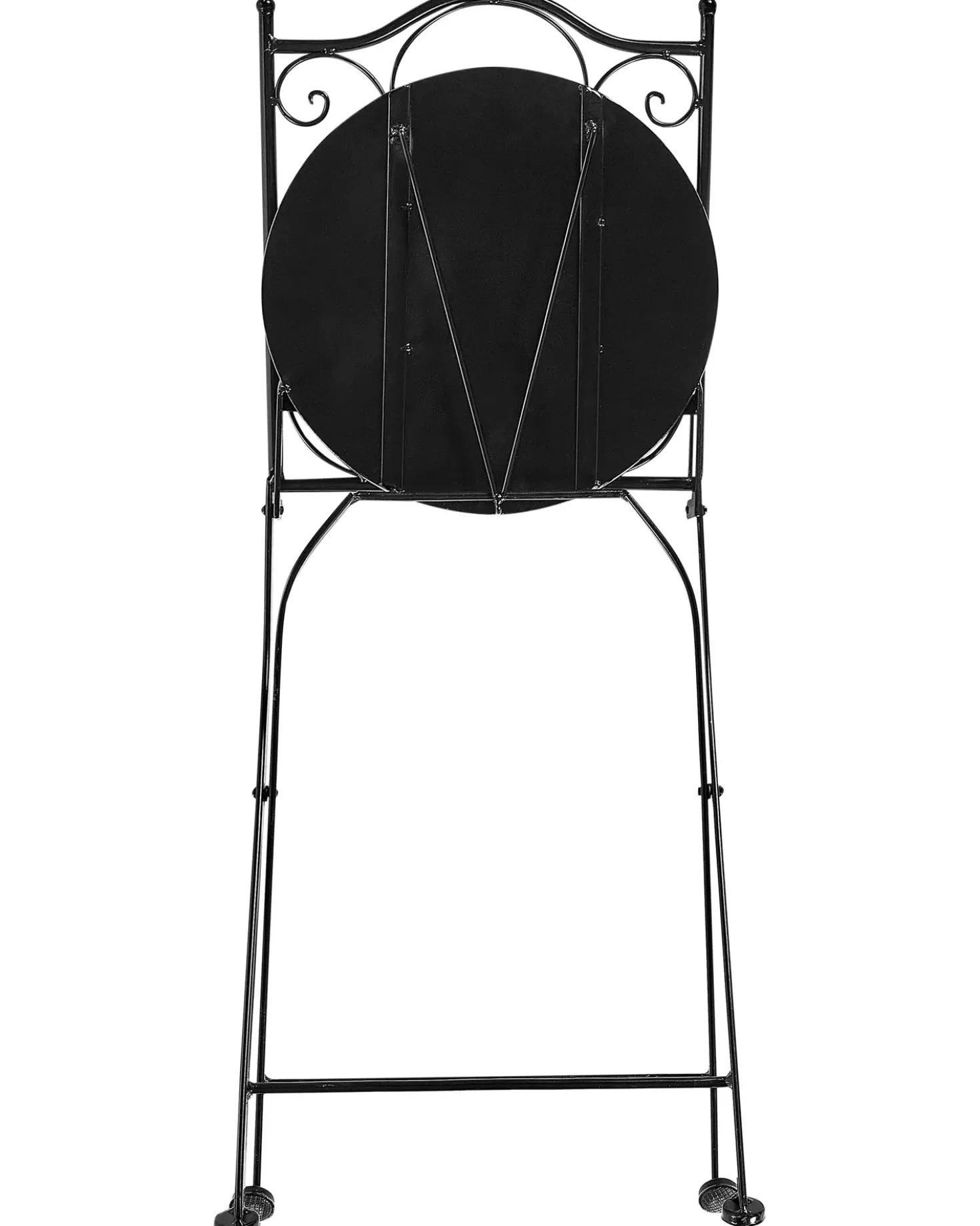 Set di 2 sedie da giardino COZZANA Metallo Nero