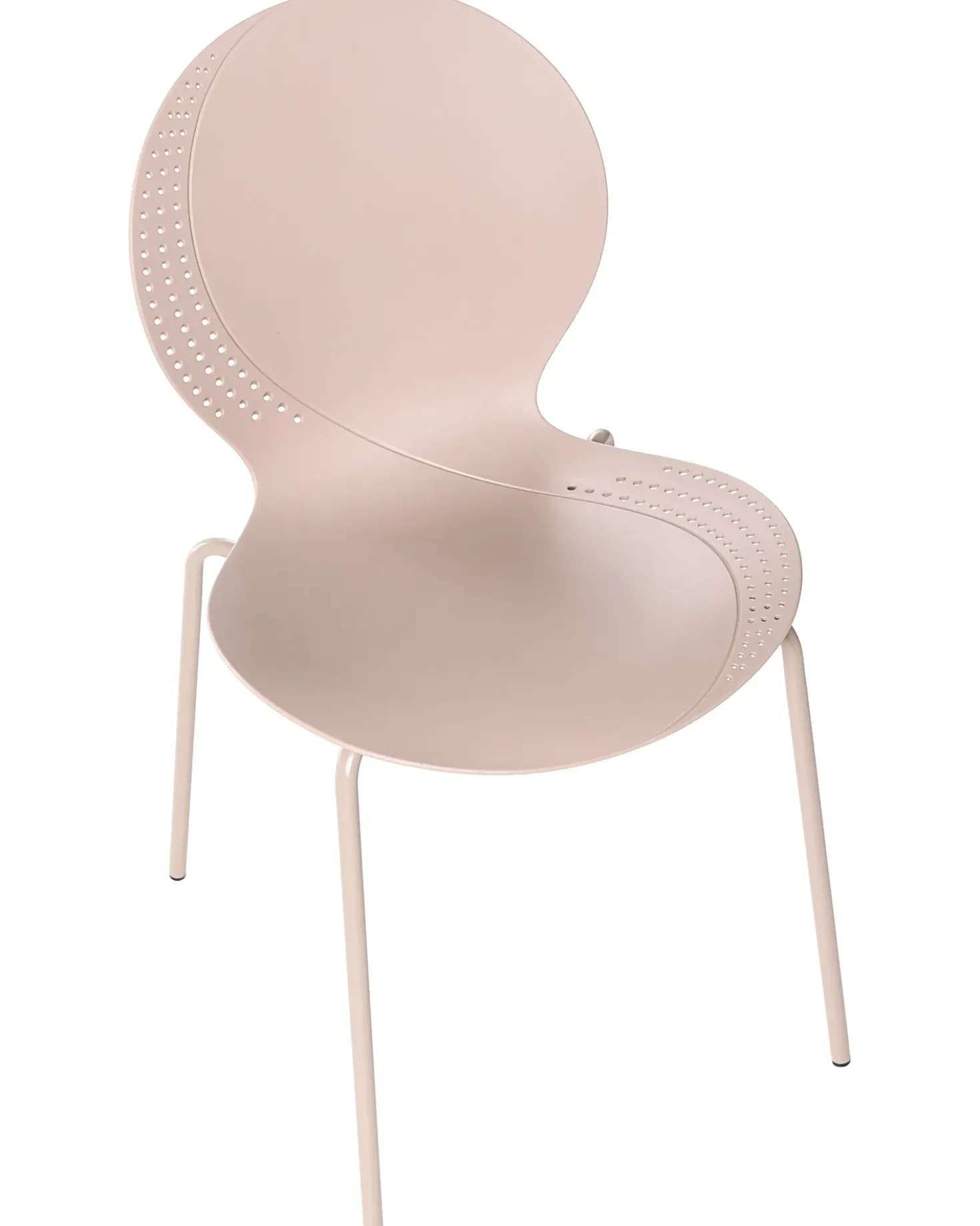 Set di 4 sedie da giardino MILOS Impilabile Beige