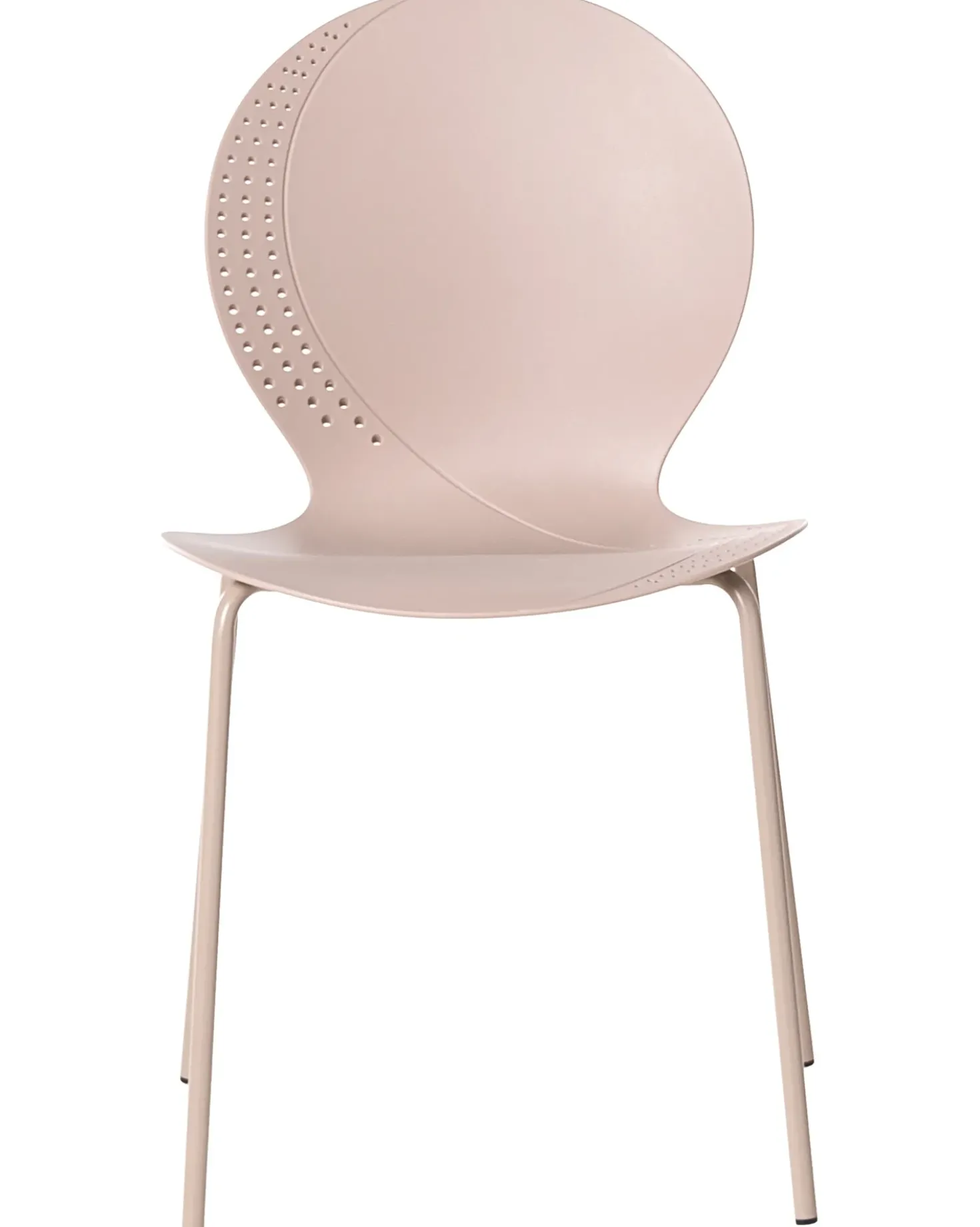 Set di 4 sedie da giardino MILOS Impilabile Beige
