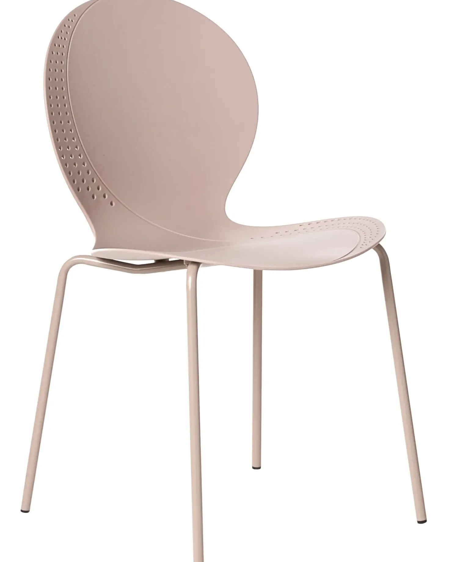 Set di 4 sedie da giardino MILOS Impilabile Beige