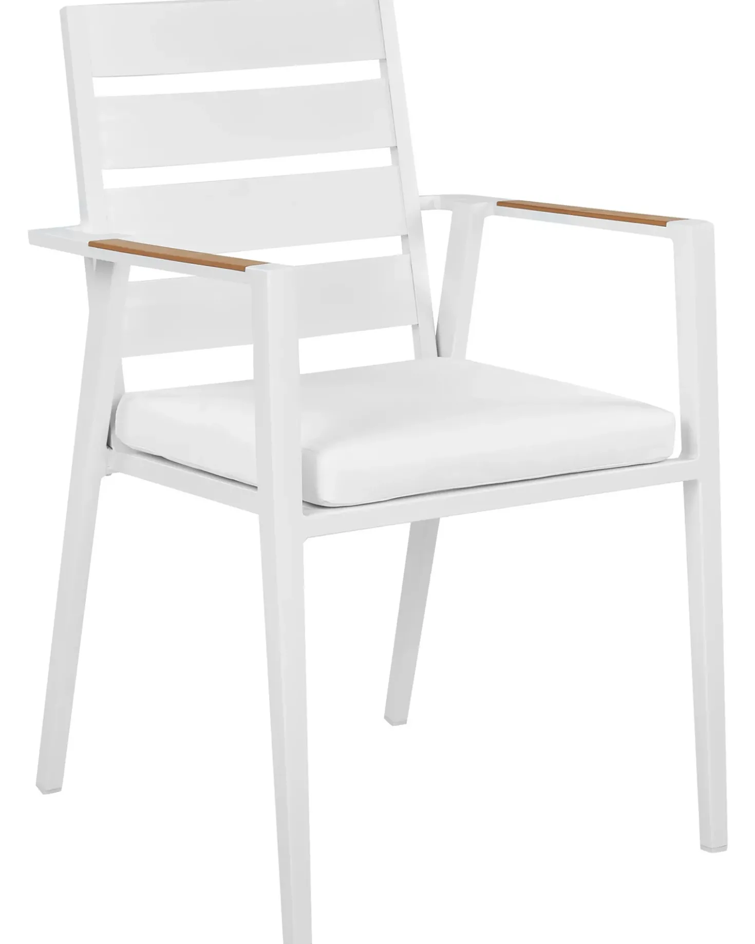Set di 6 sedie da giardino TAVIANO Metallo Bianco