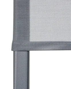 Set di 4 sedie da giardino TALCA Grigio scuro