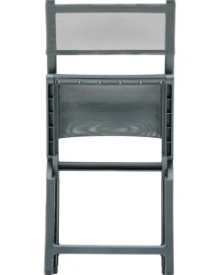 Set di 4 sedie da giardino TALCA Grigio scuro