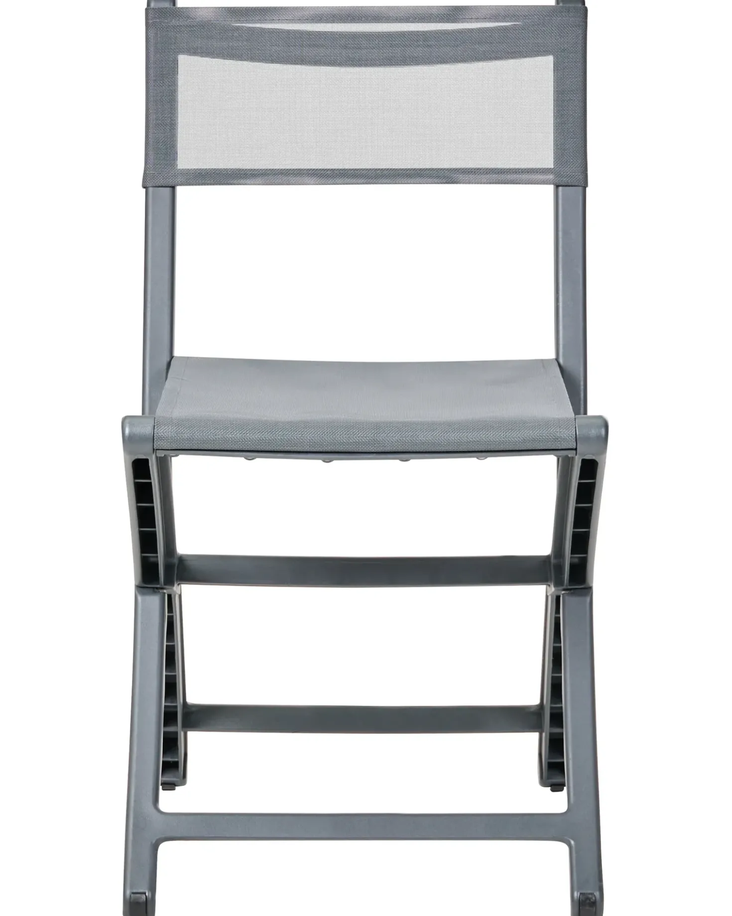 Set di 4 sedie da giardino TALCA Grigio scuro