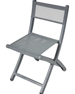 Set di 4 sedie da giardino TALCA Grigio scuro