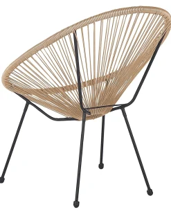 Set di 2 sedie da giardino ACAPULCO II Rattan sintetico (PE) Naturale