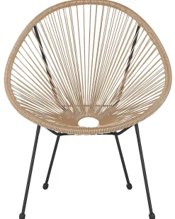 Set di 2 sedie da giardino ACAPULCO II Rattan sintetico (PE) Naturale