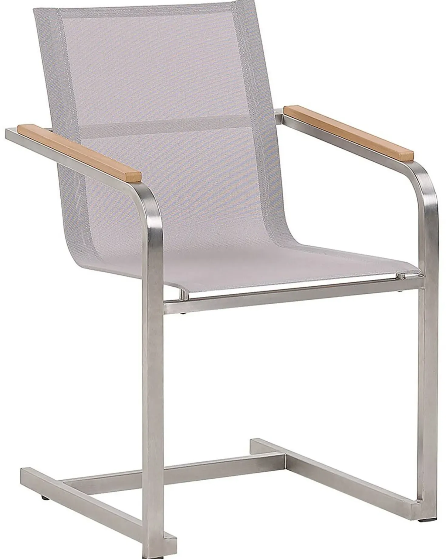 Set di 4 sedie da giardino COSOLETO Acciaio inox Beige