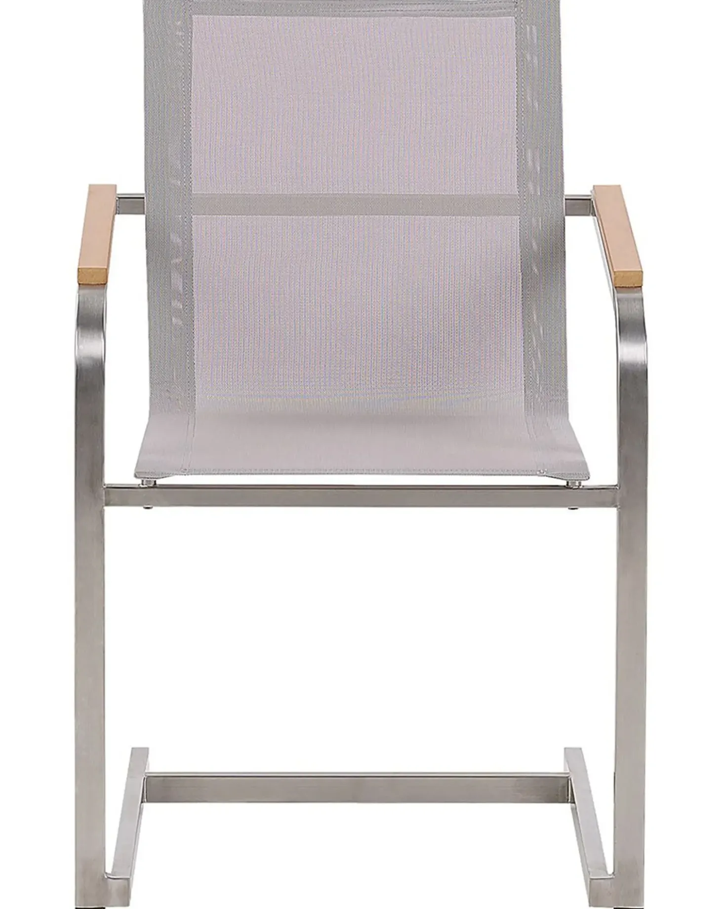 Set di 4 sedie da giardino COSOLETO Acciaio inox Beige
