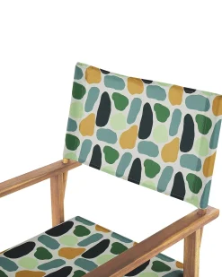 Set di 2 sedie da giardino CINE Legno d'acacia Multicolore