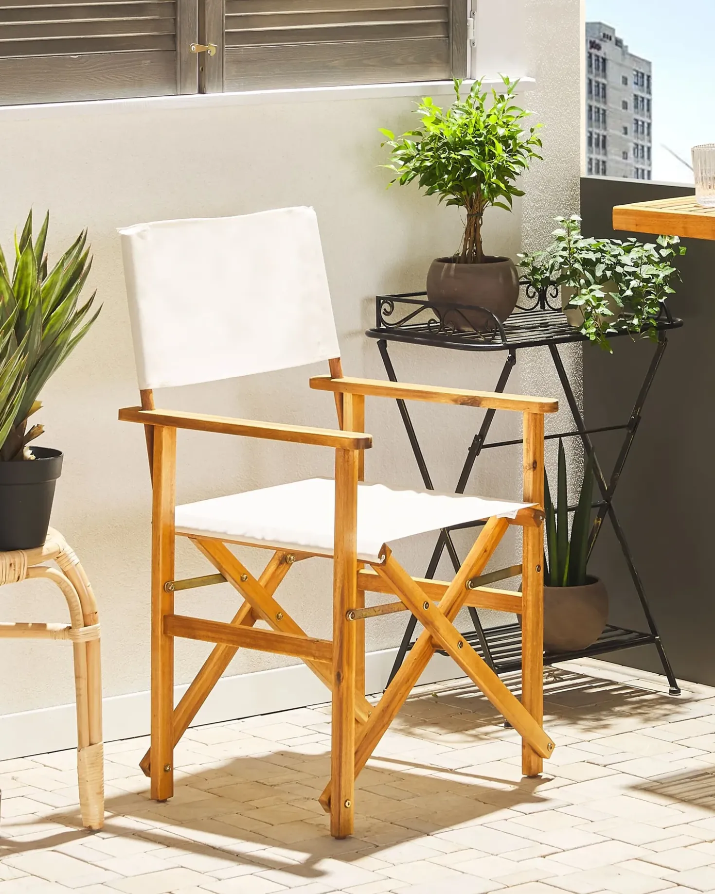 Set di 2 sedie da giardino CINE Legno d'acacia Multicolore