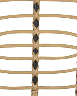 Set di 4 sedie da giardino con cuscini PRATELLO Rattan sintetico (PE) Naturale