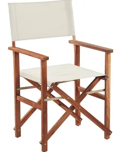 Set di 2 sedie da giardino CINE Legno d'acacia Bianco sporco