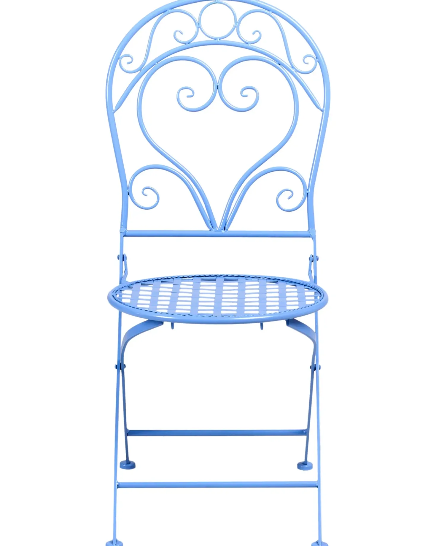 Set di 2 sedie da giardino ALBINIA Metallo Blu
