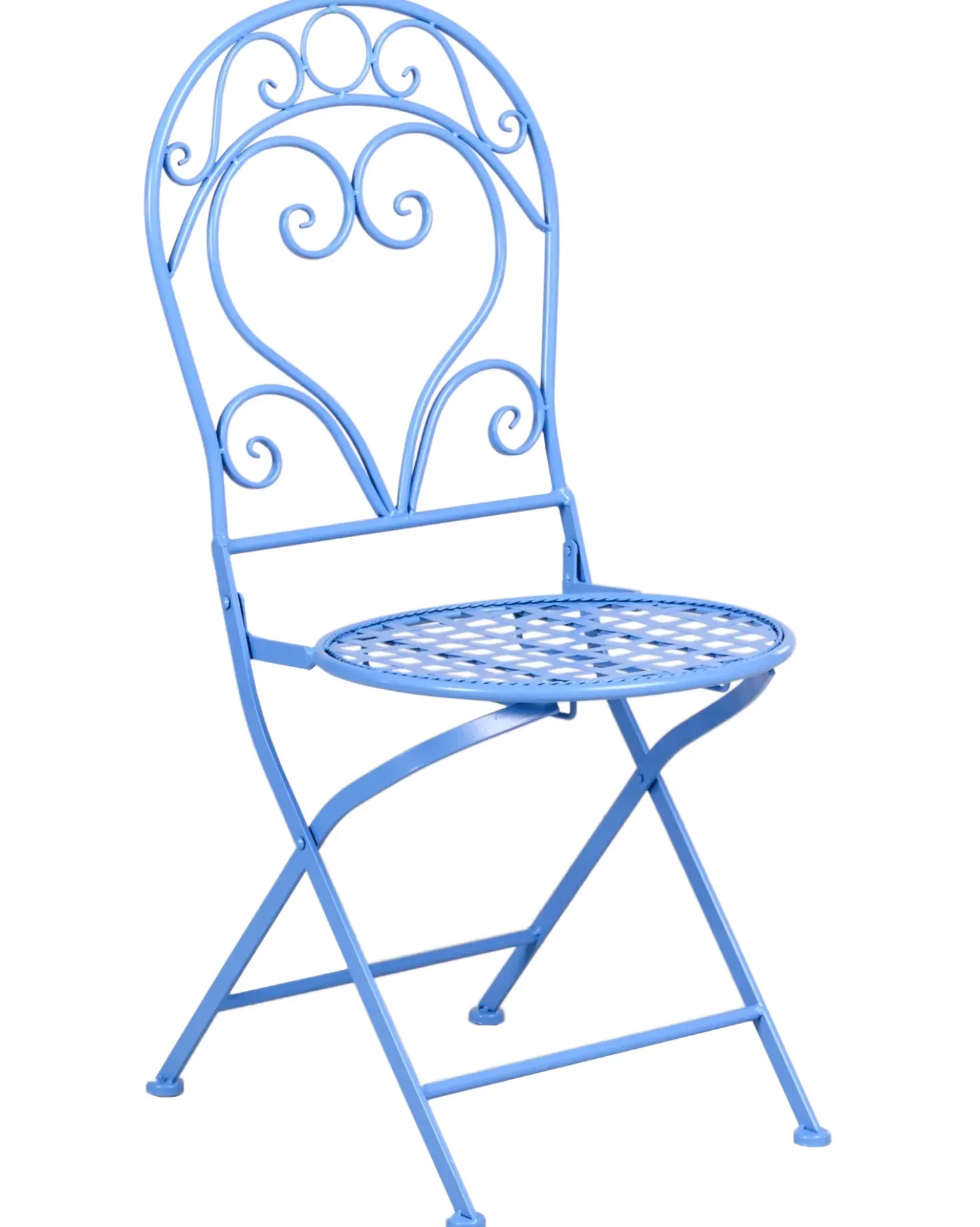 Set di 2 sedie da giardino ALBINIA Metallo Blu