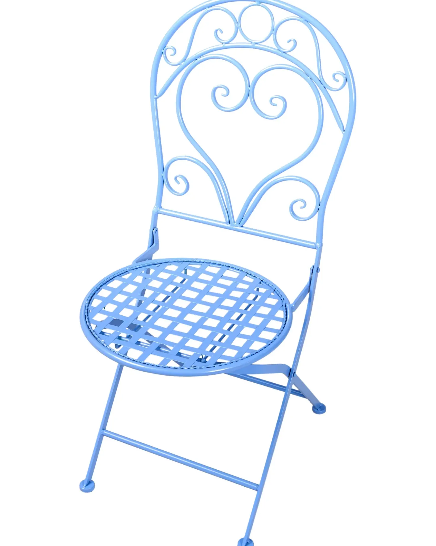 Set di 2 sedie da giardino ALBINIA Metallo Blu