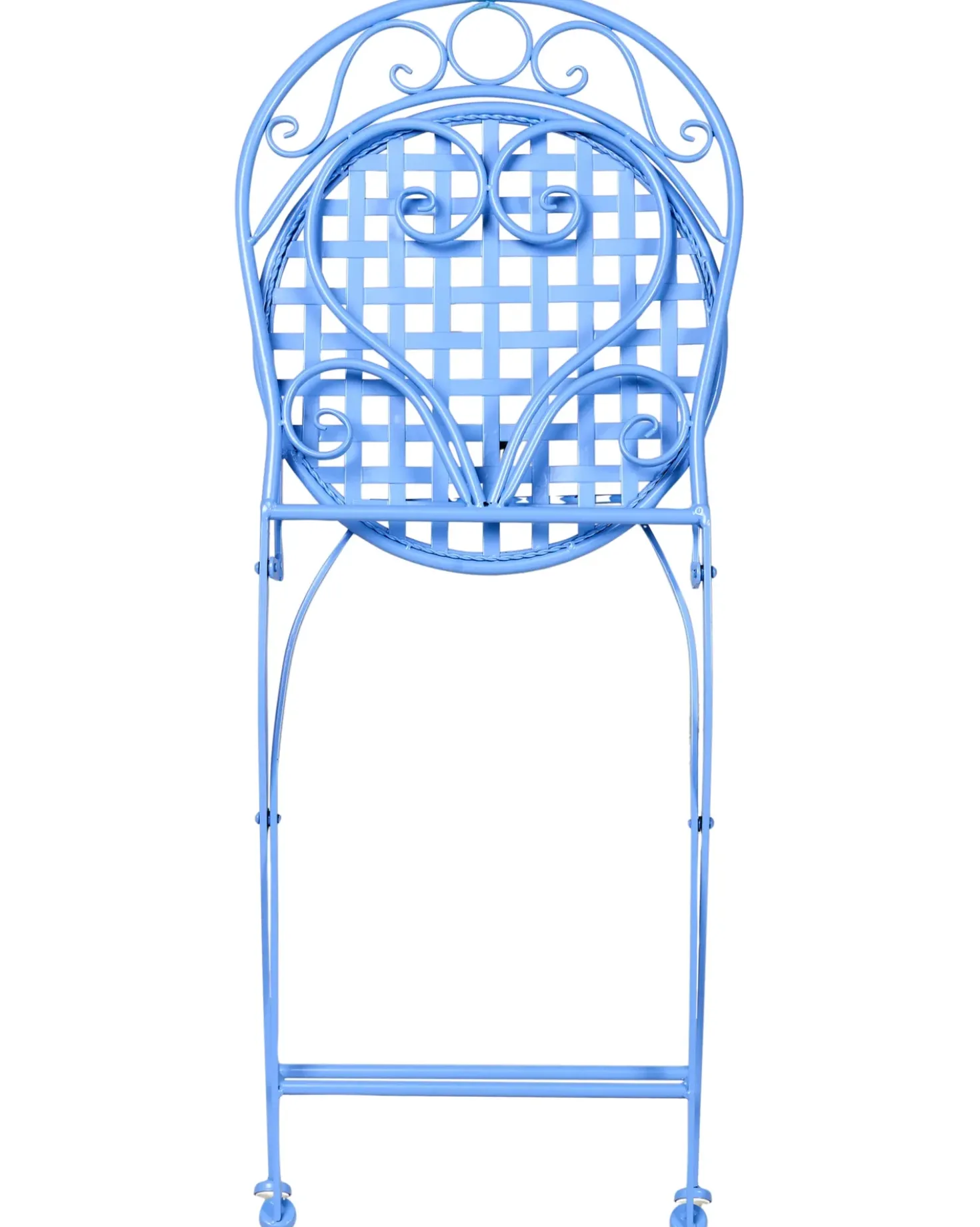 Set di 2 sedie da giardino ALBINIA Metallo Blu
