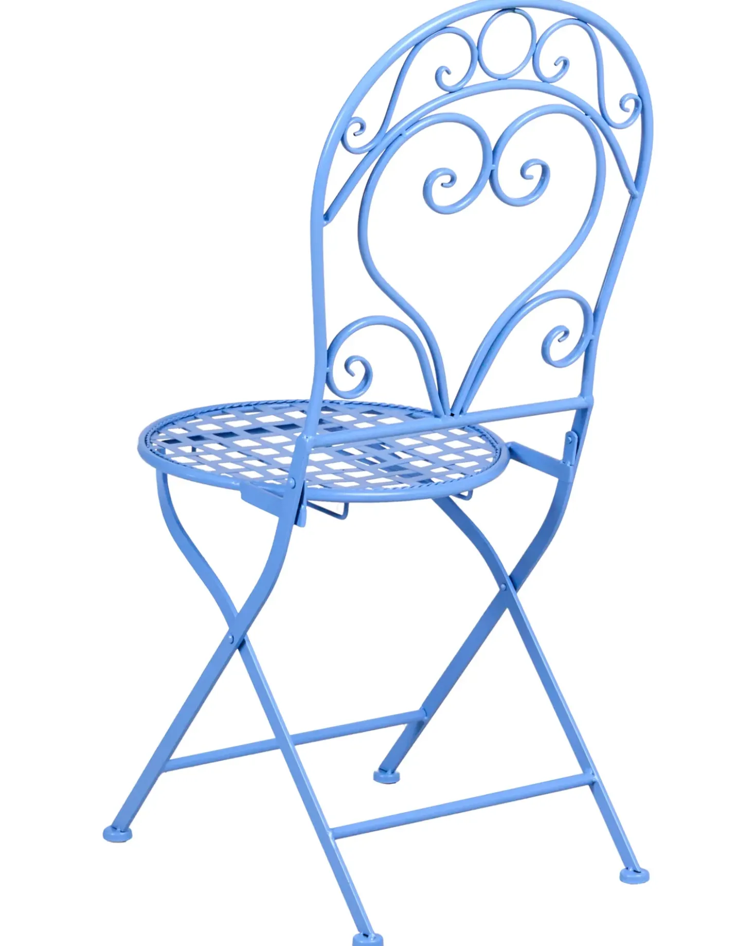 Set di 2 sedie da giardino ALBINIA Metallo Blu