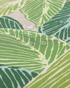 Set di 8 sedie da giardino con cuscini SASSARI II Legno di acacia certificato Verde