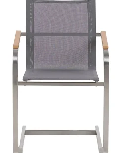 Set di 6 sedie da giardino COSOLETO Acciaio inox Grigio
