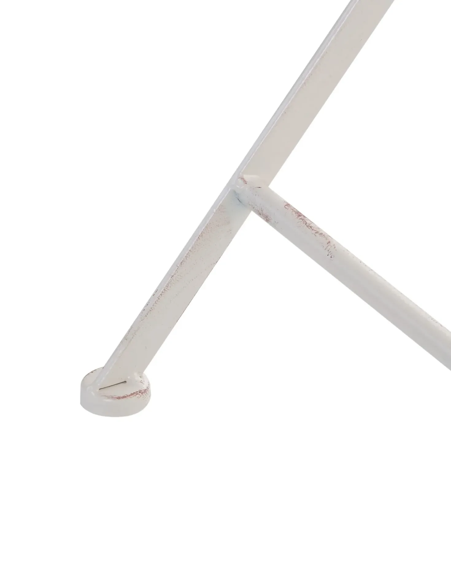 Set di 2 sedie da giardino PAVIA Pieghevole Metallo Bianco sporco