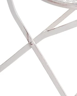 Set di 2 sedie da giardino PAVIA Pieghevole Metallo Bianco sporco