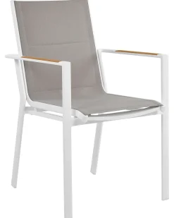 Set di 6 sedie da giardino BUSSETO Metallo Grigio