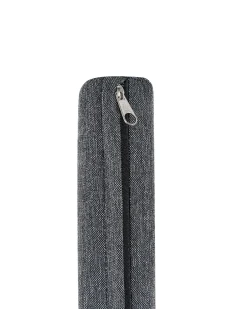 Set di 8 sedie da giardino con cuscini TACENO Metallo Grigio